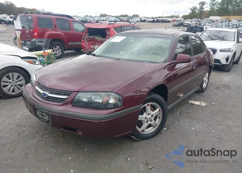 2003 Chevrolet Impala z USA, uszkodzony, nr VIN 2G1WF52E039387182